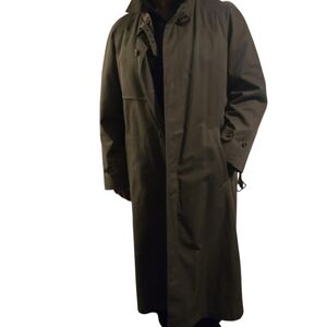Christian Dior Men's Olive Long Coat